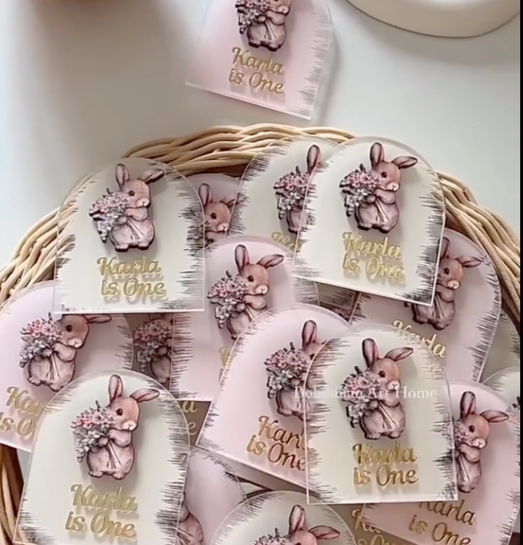 Souvenir Baby Shower - Imanes acrílicos